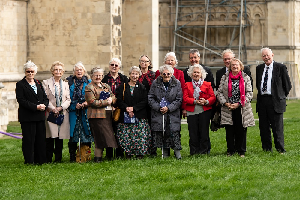 Some of the members of the founding class of 1962-65 Image of CCCU founding class of students.