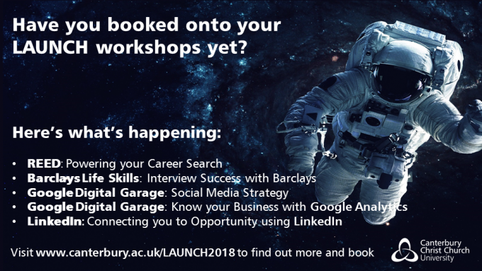 Make Like a Spaceman and LAUNCH into your career on 6th June! ?‍?