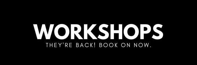 New Workshop Schedule: October – December 2021