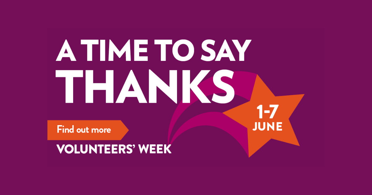 A time to say thanks- Volunteers' week