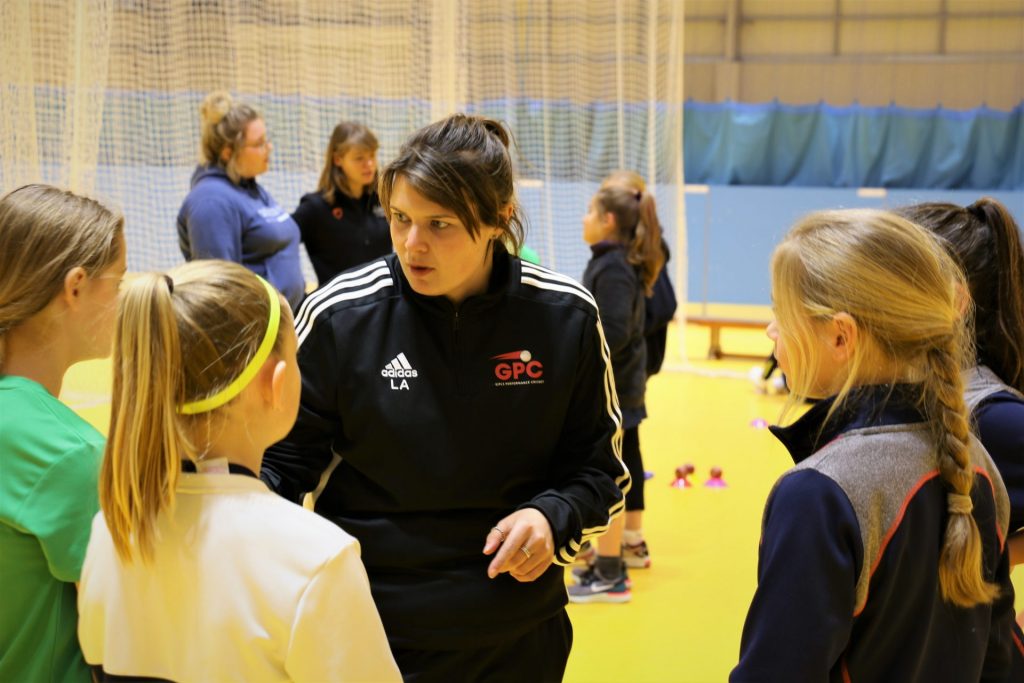 Canterbury Christ Church University student coaching sports