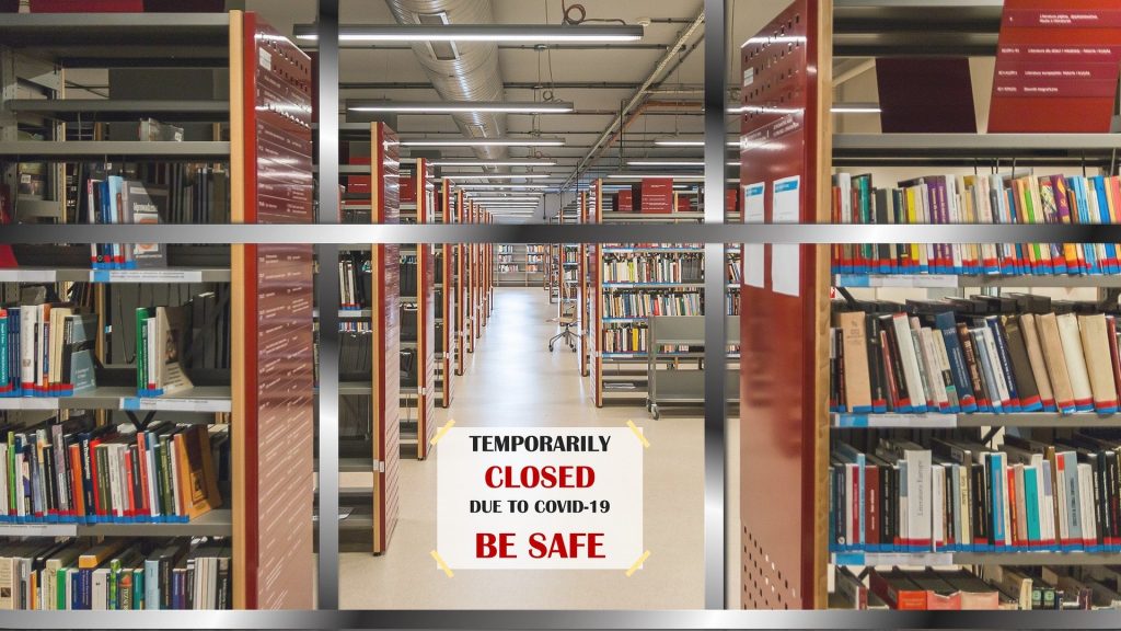 Library closed due to COVID-19