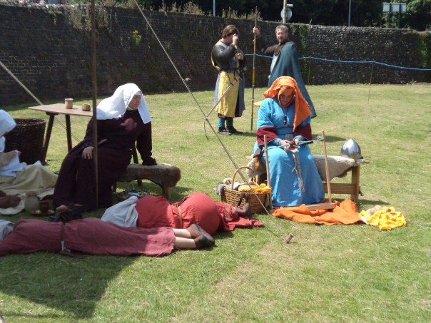 Canterbury Castle, Pageant and St Mildred’s church