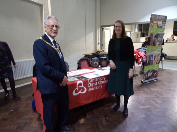 Helping to celebrate Canterbury Society’s 10th anniversary