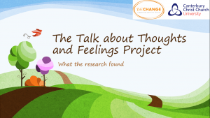 The Talk about Thoughts and Feelings Project 