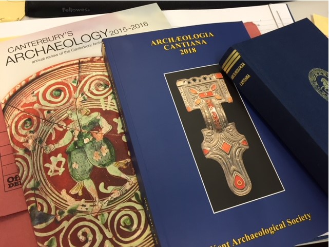 Image of Canterbury's Archaeology report and Archaeologia Cantiana journal