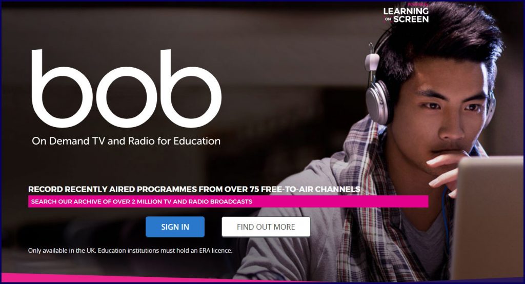 Box of Broadcasts - On Demand TV and Radio for Education - Signing in.