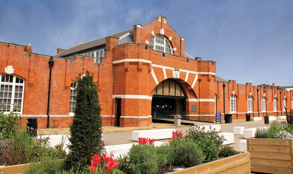 Exterior of the Drill Hall Library