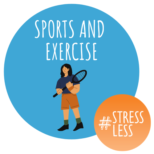 Sports and Exercise circular stressless logo