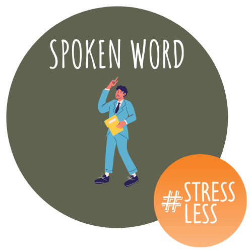 stressless spoken word logo