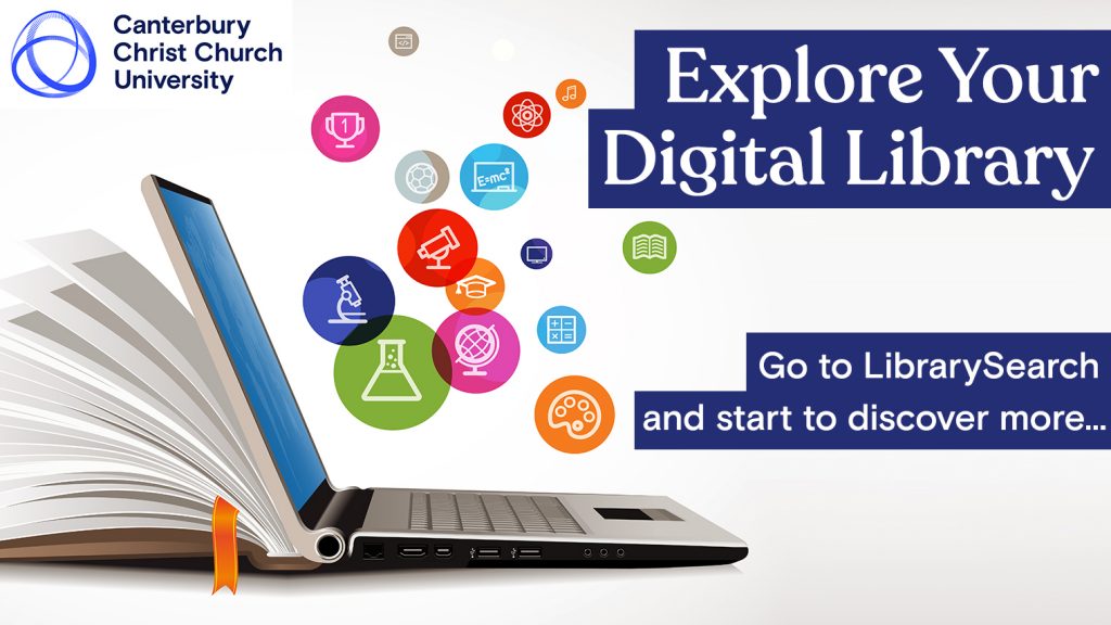 Explore Your Digital Library promo image.