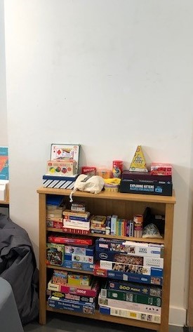 an assortment of card games and puzzles