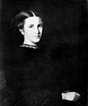 A black and white photograph of Elizabeth Garrett Anderson. 