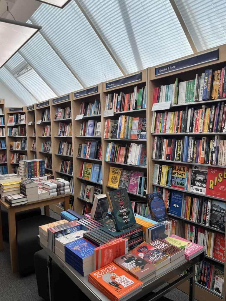 Image of the inside of the bookshop.