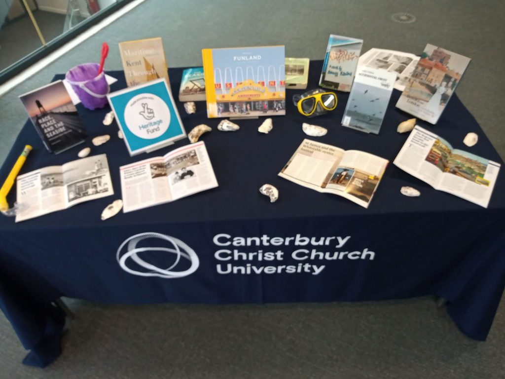 Seaside book display