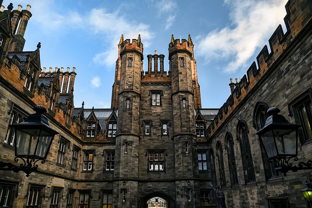 University of Edinburgh's New College building.
