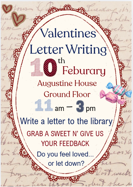Event poster made by library staff on Canva