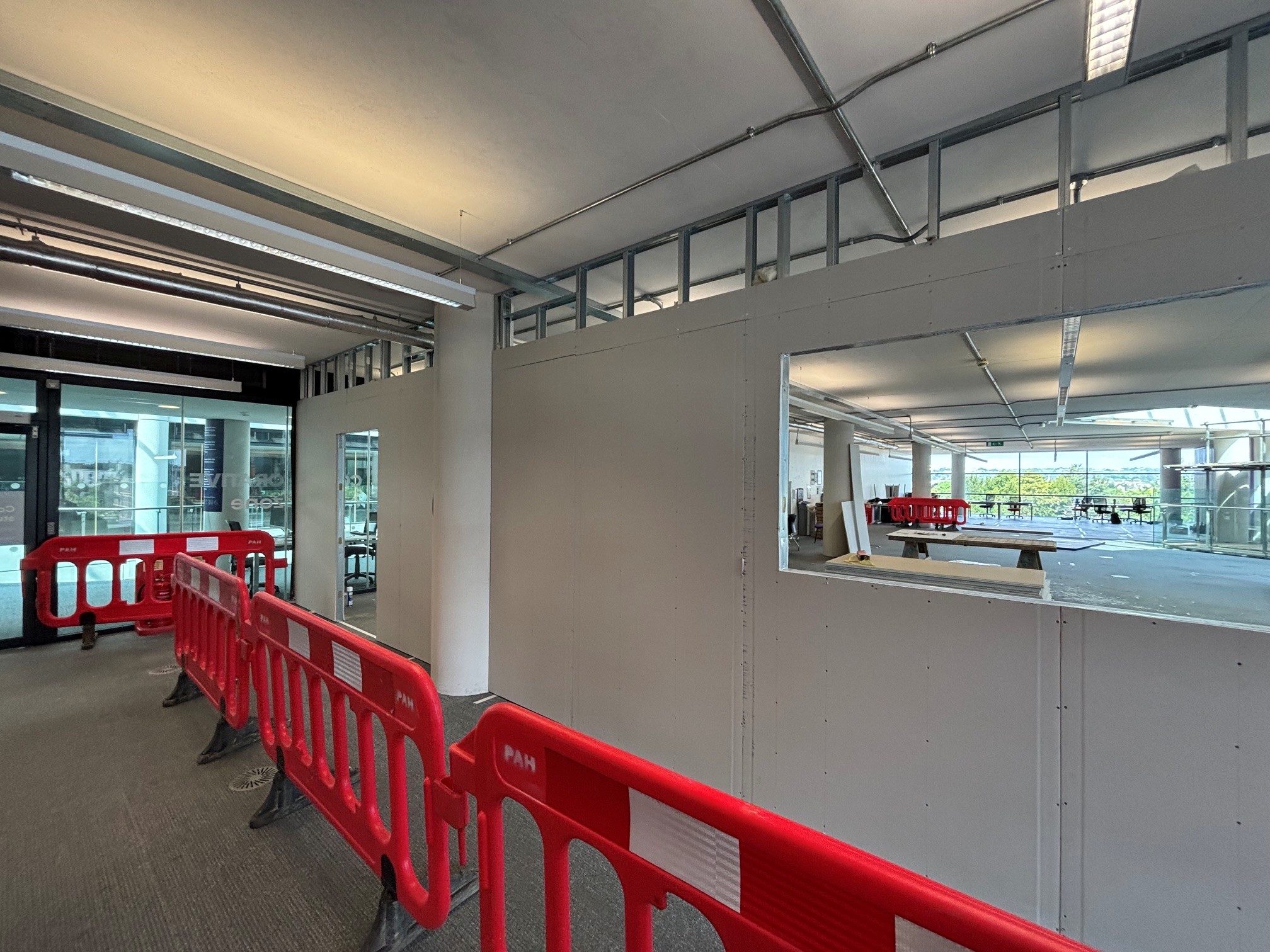 Construction of a new silent study zone