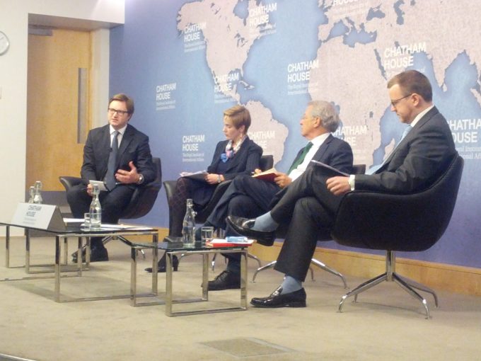 Dr Hadfield Chairs High Level Energy Panel at Chatham House