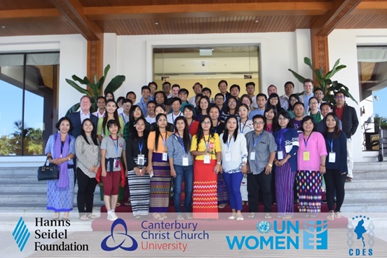 Canterbury Christ Church University Team participates in discussion on federalism in Myanmar