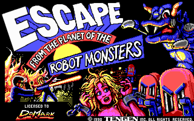 Escape from the Planet of the Robot Monsters!