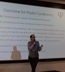 Liz Spruin kicks off the Poster Conference