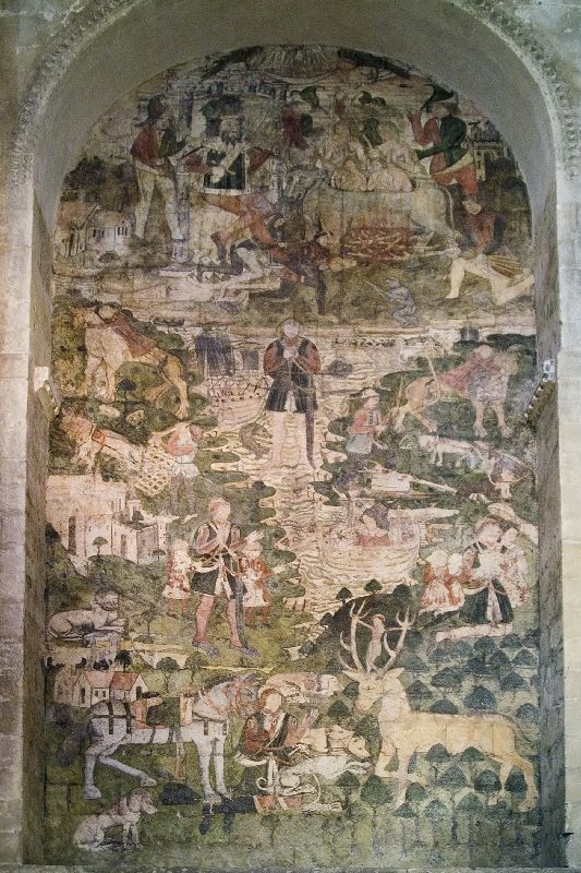 Mural of St Eustace