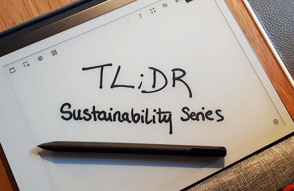 TL;DR – An intro to Sustainability