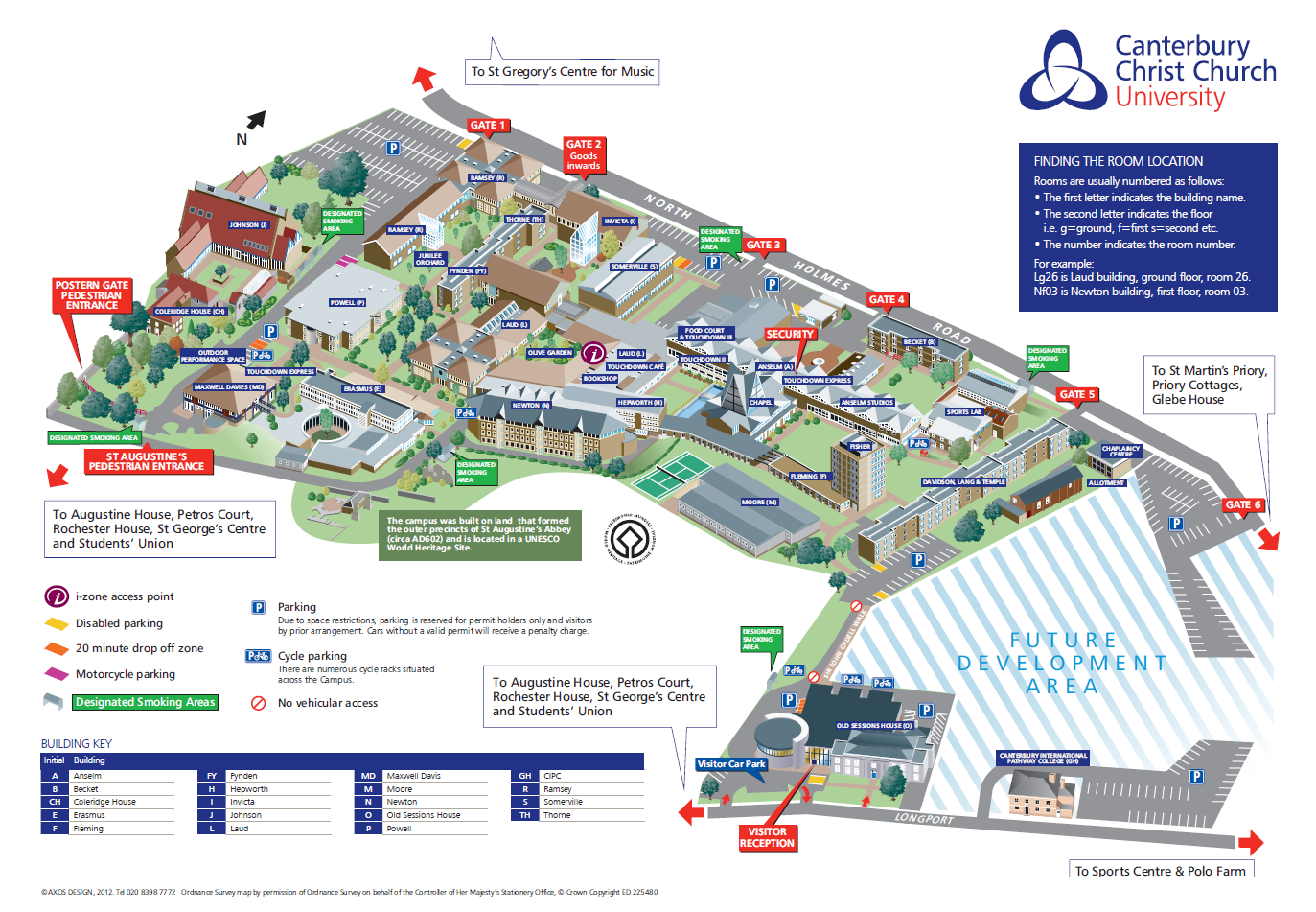 University Of Canterbury Map